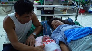 Trieu Long, a kind man and a homeless woman welcomed a little angel.