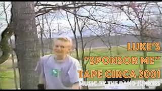 Luke Cimbala Skateboarding Sponser Me Tape from 2001