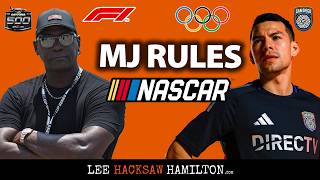 Michael Jordan's team wins Daytona 500. F1 Max whines. Olympic notes. San Diego FC Chucky problem.