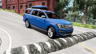 Cars vs Speed bumps #146 beamng Drive