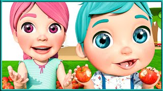 One, Two, Three, Four, Five Apples & More Lovely Songs for Children | Bus Cartoon #babyshark