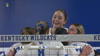 VB: Kentucky 3, Wofford 0 - NCAA Tournament