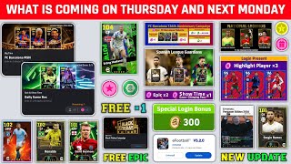 eFootball 2026 Update!! What Is Coming On Tomorrow & Monday In eFootball 🤩 Free Epic & Free Coins