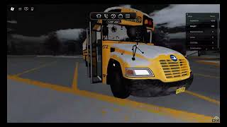 Bus 972 Drive along POV Morning Route