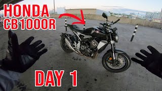 First Day with Honda CB1000r
