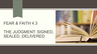 FEAR & FAITH 4.3 May 16,2020
