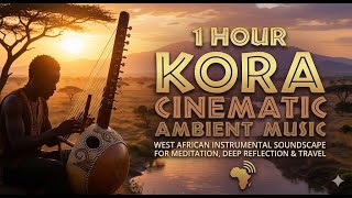 1 HOUR Kora Cinematic Ambient Music | West African Instrumental Soundscape for Meditation & Travel