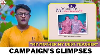 "My Mother My Best Teacher" Campaign's Glimpses #happyteachersday