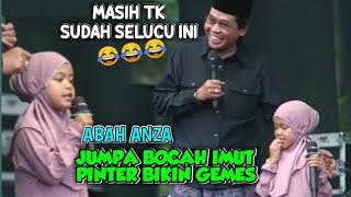 Abah Anza met a smart, cute and funny kindergarten child who made the congregation excited.