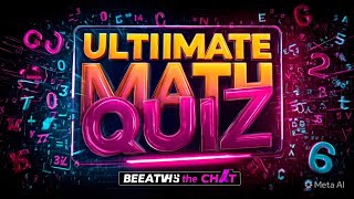 Ultimate Algebra Quiz Live #mathquiz #short