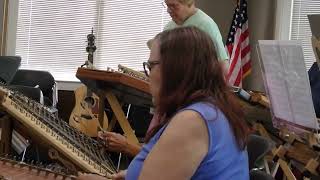 Phyllis, Joyce, Rebecca, and Kim Play Scho Grad at the KADC Showcase Supper - August 2025