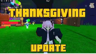 THANKSGIVING FEAST in 99 Nights in the Forest – Roblox Full Gameplay