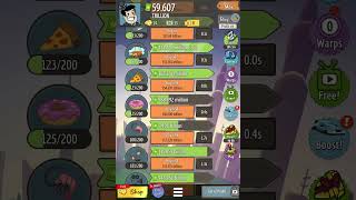 Normal gameplay of the gameplay of adventure capitalist from the time lapse 
