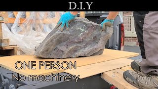 DIY Deck (Part 25): How to transport 1000 lb rocks/boulders using Honda Ridgeline?