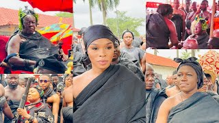 WOW!😮Lady Julia,Mansonkwantahemaa, Ejisu& Yamfomanhemaa surprised Otumfuo@Asantehemaa Funeral😳
