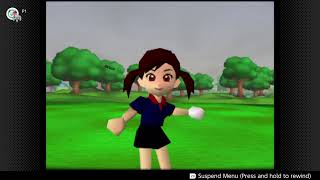 Skins Match (Plum Vs Luigi Vs DK Vs Harry) // Mario Golf 64 (Nintendo Classics)