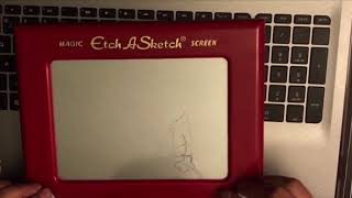 Minion on EtchAsketch