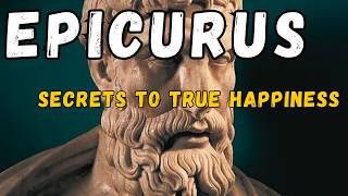 EPICURUS' Hidden SECRET to TRUE Happiness