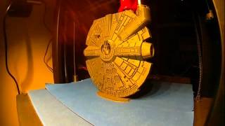 Millennium Falcon 3D Print Timelapse