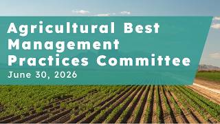 AgBMPs Committee | June 30, 2026