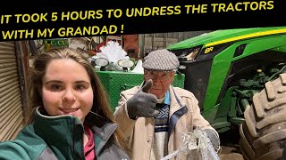 It Took 5 Hours to undress the Tractors with my Grandad 