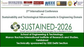 LIVE | SUSTAINED-2026 | Engineering a Sustainable Tomorrow