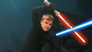 J E G videos vs Obi-wan Kenobi fight scene ￼(I edited myself into a StarWars battle)