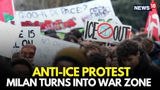 Milan Anti- ICE Protest LIVE | Protestors Demand Withdrawal Of ICE Agents | Winter Olympics | N18G