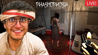 Ghost Hunting in Phasmophobia🛑|| Until Dawn Horror Game Later