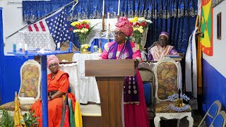 TEACHER CHRISTINE ROBERTS @ MELCHIZEDK HOUSE OF PRAYER SPIRITUAL BAPTIST CHURCH HEALING SCHOOL