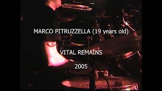 Lord Marco - DRUM CAM - Vital Remains - "Carnal" (Vader cover) - Live 2005