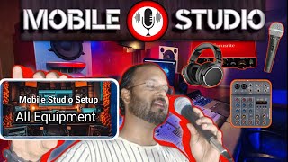 Mobile Studio Setup | Mobile Recoding studio Setup | Best Mobile Studio Setup. Recoding Studio Setup
