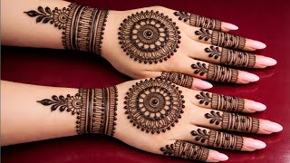 New Stylish Mandala Back Hand Mehndi 🔥 | Gol Tikki Mehndi Design | Mehndi Designs