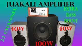 2.1 Juakali amplifier with bass boost