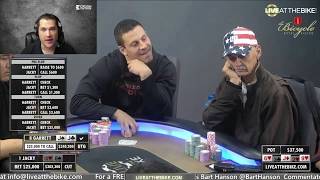 Garrett BLUFFS then gets BLUFFED from Live at the Bike!