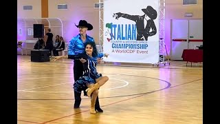 ALESSANDRO BALLARDIN & RENATA DE BIASI - AICOWED COUNTRY CUP - LEV. MASTER COUPLE TWO STEP - DANCE B