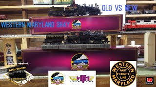 MTH Western Maryland big 6 Shay Old VS New