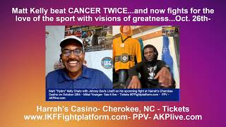 Beat Cancer Twice and now fighting for a title!