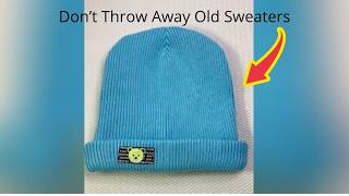 Turn Old Sweater Sleeves into an Adorable Kids Hat | Easy Sewing Tutorial