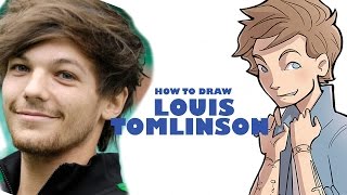 How to Draw Louis Tomlinson (basic tips)