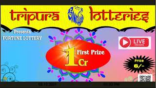 Tripura Fortune Lottery live DAY Draw held on 02.12.2021 at 03.00 PM Live from Agartala