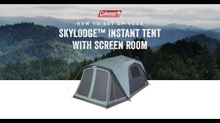 How to Set Up Your Skylodge Instant Camping Tent with Screen Room
