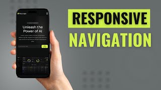 [ HTML | CSS ]  Responsive Navigation Menu