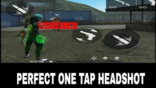 HOW TO DO ONE TAP HEADSHOT PERFECTLY DETAILED VIDEO FOR HEADSHOT || LORD DEVIL GAMER