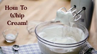 How to Make Whipped Cream at Home for Cakes and Desserts