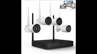 TOPVISION 4pcs Wired Security Camera System (JQ6026HEC)