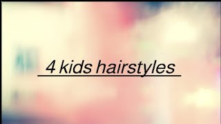 Kids easy and cute hairstyle