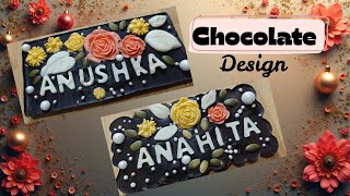 Chocolate design 🍫 for special gift 