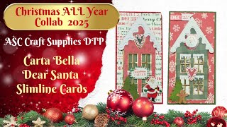 Carta Bella Dear Santa Slimline Cards - ASC Craft Supplies DTP