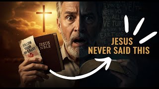 What You've Been Told is a LIE - 5 Truths Jesus Actually Said
